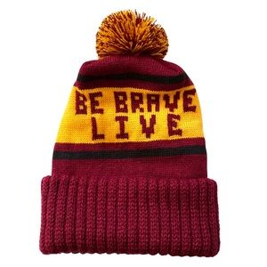 Be brave pom pom knit hat Buffy the Vampire Slayer